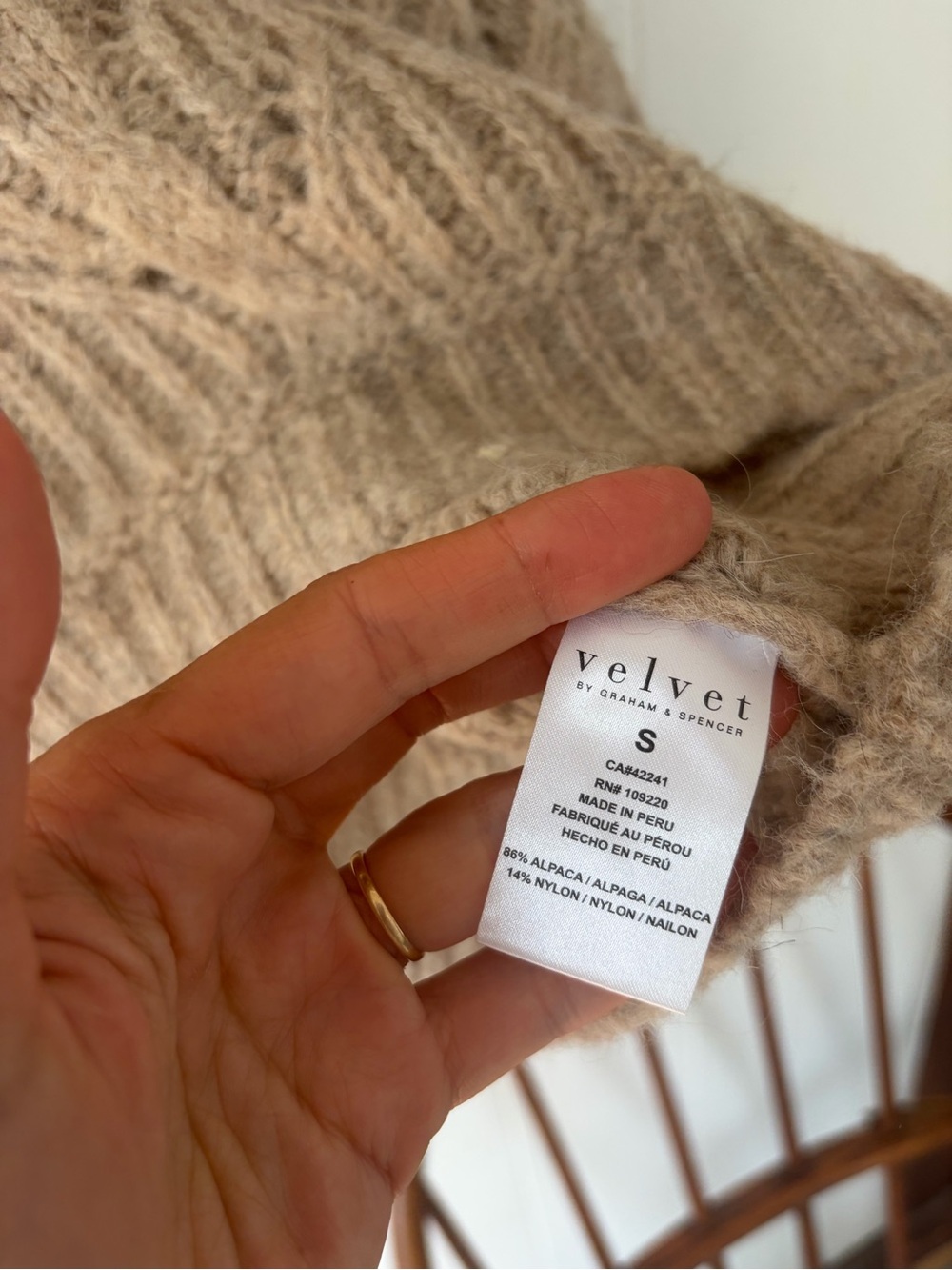 Velvet by Graham & Spencer sweater - Picture 4 of 4